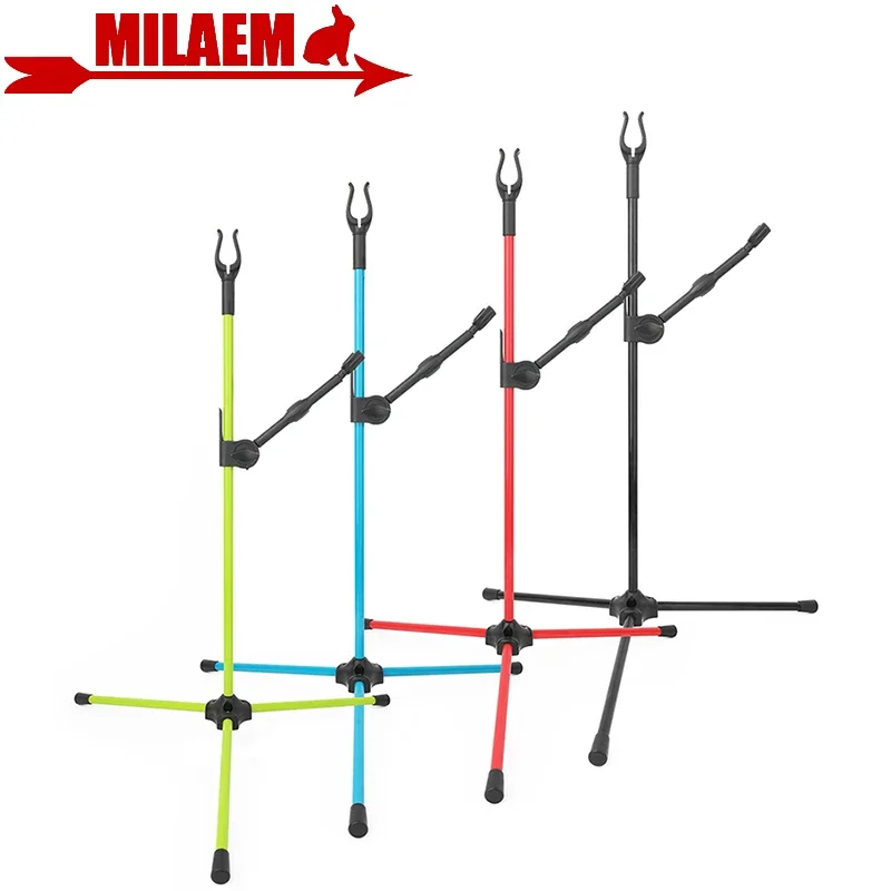 

Archery Bow Stand Recurve Compound Bow Stand Rack Holder Easy Folding Removable Stander Hunting Shooting Accessories