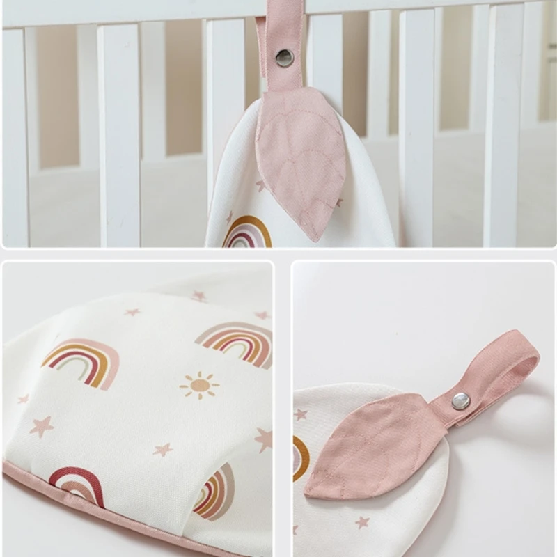 Convenient Bedside Storage Pocket Organizers Nursery Bedside Pocket for Baby Cot Keep Your Nursery Neat & Organized