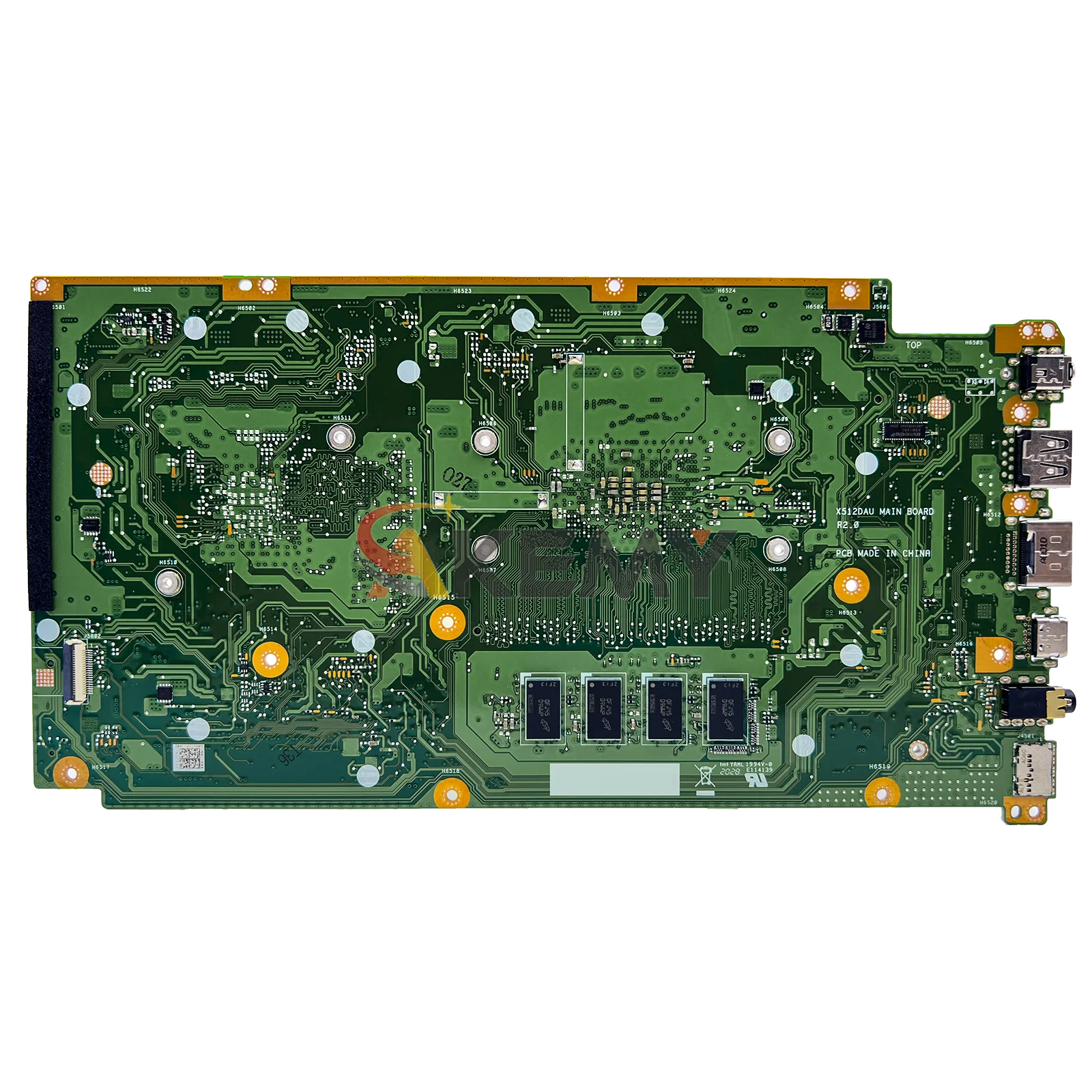 Placa base para ordenador portátil X712DAU para ASUS VivoBook F712D X712D M712D M5050D X712DA X712DK X712DAP V5000d con CPU R3 R5 R7