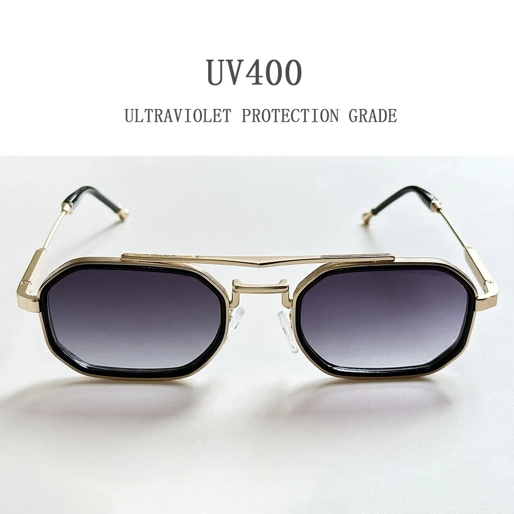 2026 مربع مكبرة الرجال خمر نظارات الموضة Steampunk النظارات الشمسية النساء العصرية Gafas دي سول Hombre لوكس Lunette Soleil فام