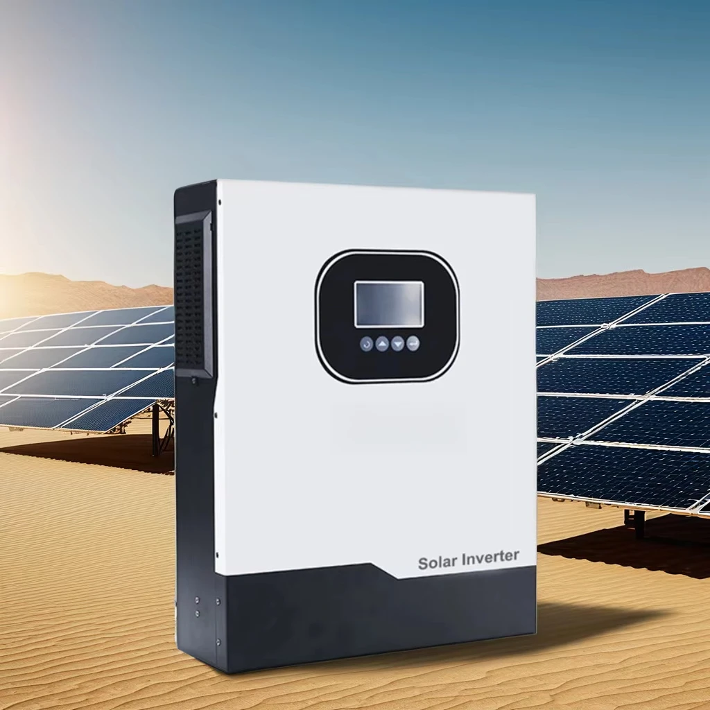 

New 48VDC off-grid solar inverter 6.2kw variable frequency hybrid inverter for the market with controller single AC output