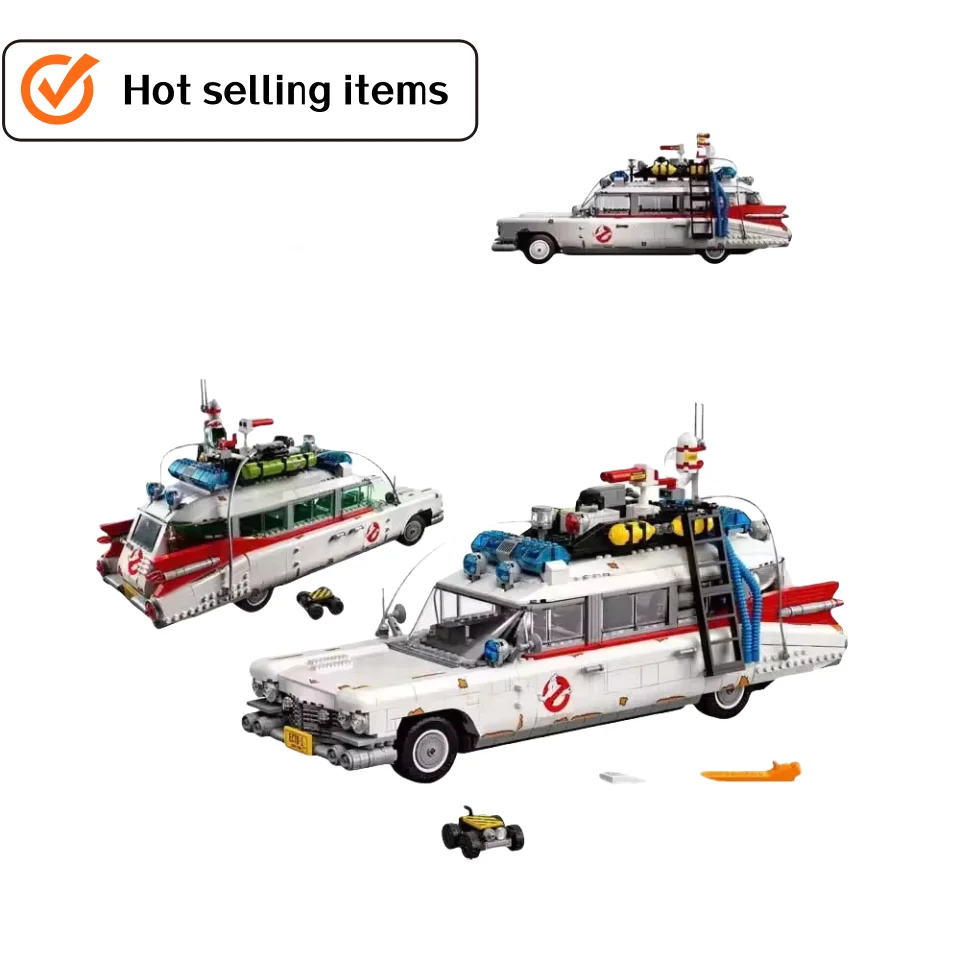 

2352 PCS Ghostbusters ECTO-1 Creative Vehicle Building Block Compatible with Bricks Toy Car Model Car Kit for Adults gift