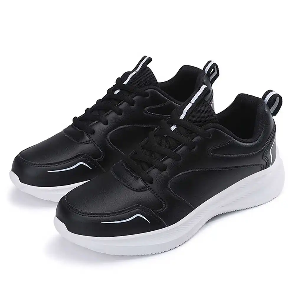 With Ties Normal Leather Brown Boots Womens Tennis Flat Shoes Womens Original Sneakers For Women Sport Tenes Mascolino