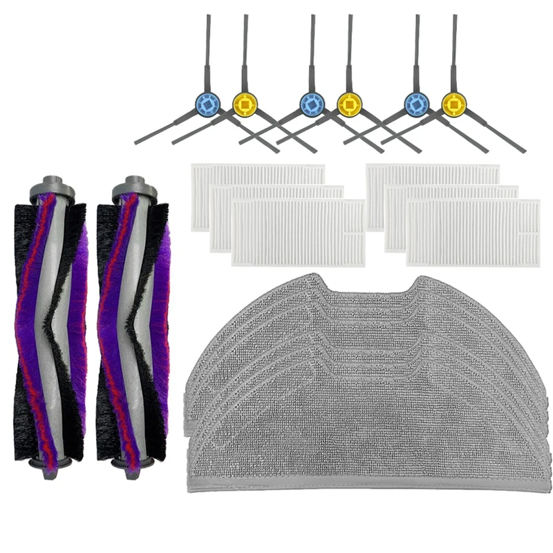 

【Hot Cake 】For Midea M9/EUREKA E10s/Obode A8 Vacuum Cleaner Accessories Main Side Brush Hepa Filter Mop Rag Replacement Parts