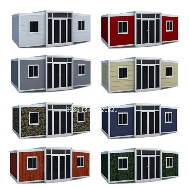 Prefab Huis Container Huizen 20ft Luxe Huis 40ft Prefab Verzending Modulaire Thuis Container Thuis 3 Slaapkamer Villa
