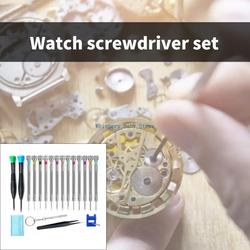 U90E Small Tools Set With Precisions Screwdrivers For Watch And Electronics Maintenance