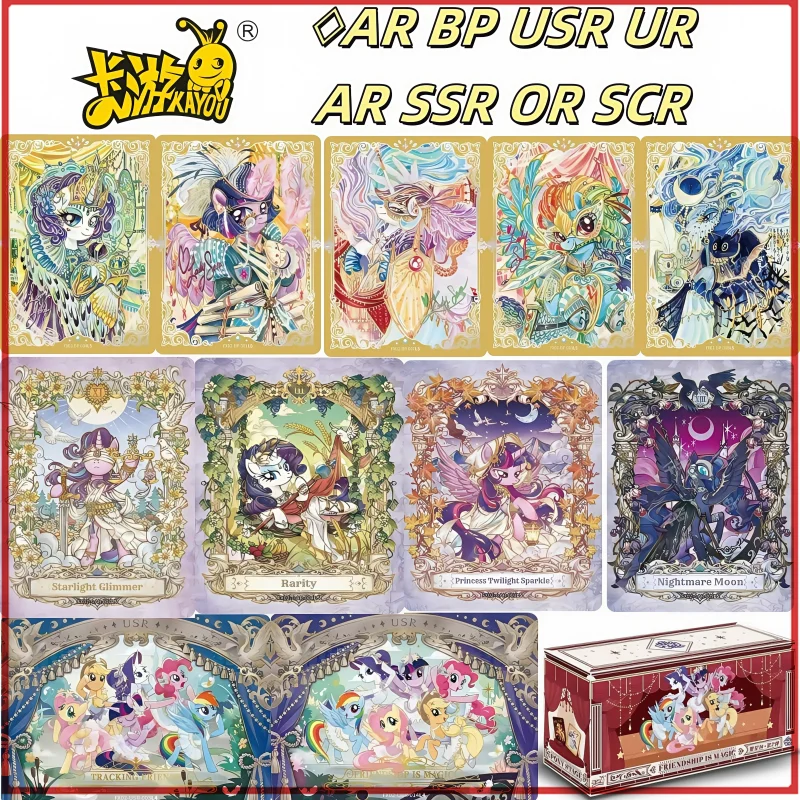 

Карта Kayou My Little Pony для детей, Twilight Sparkle Starry Bag, серия 2, аниме UR USR AR BP или SCR, игровая коллекционная карта для детей