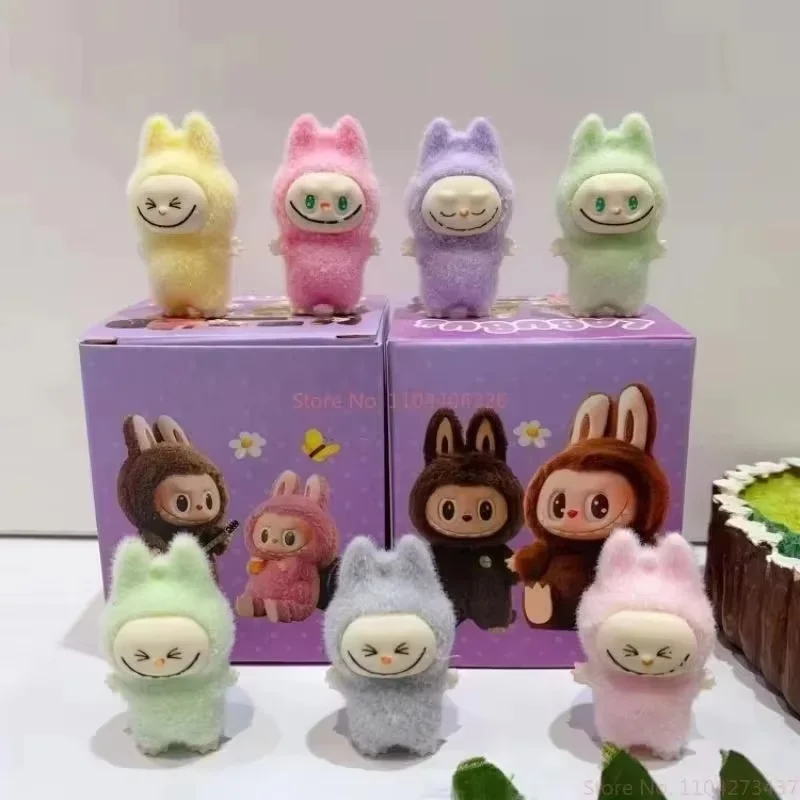 

Hot Sale Blind Boxes Cute Mini Labubu Standing&Sitting Posture Doll 12pcs Desktop Doll Toy Ornament Collection Toys Holiday Gift