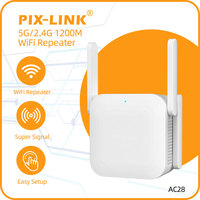 PIXLINK Wireless WiFi Router Dual Band WiFi Extender WiFi Booster Wi-Fi Amplifier Wi-Fi Signal Repeater 1200Mpbs LV-AC28