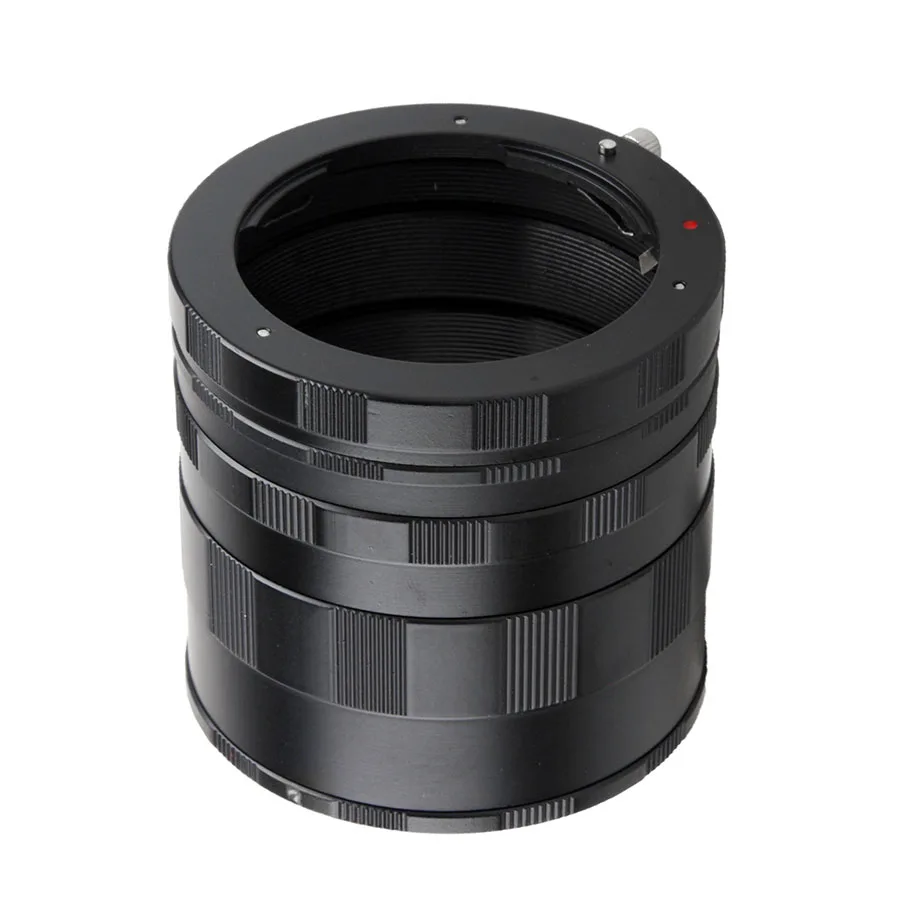 Aluminum Macro Extension Ring Tube Set Macro Adapter Ring for CANON/NIKON/SONY/PENTAX/M42