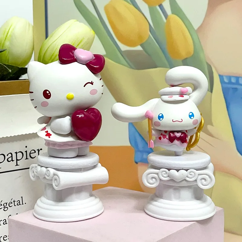 ฟิกเกอร์ซานริโอ ครอบครัวรักคิวปิด ซีรีส์คุโรมิ กล่องสุ่ม ของตกแต่ง 520 ของขวัญวันวาเลนไทน์ ขายส่ง