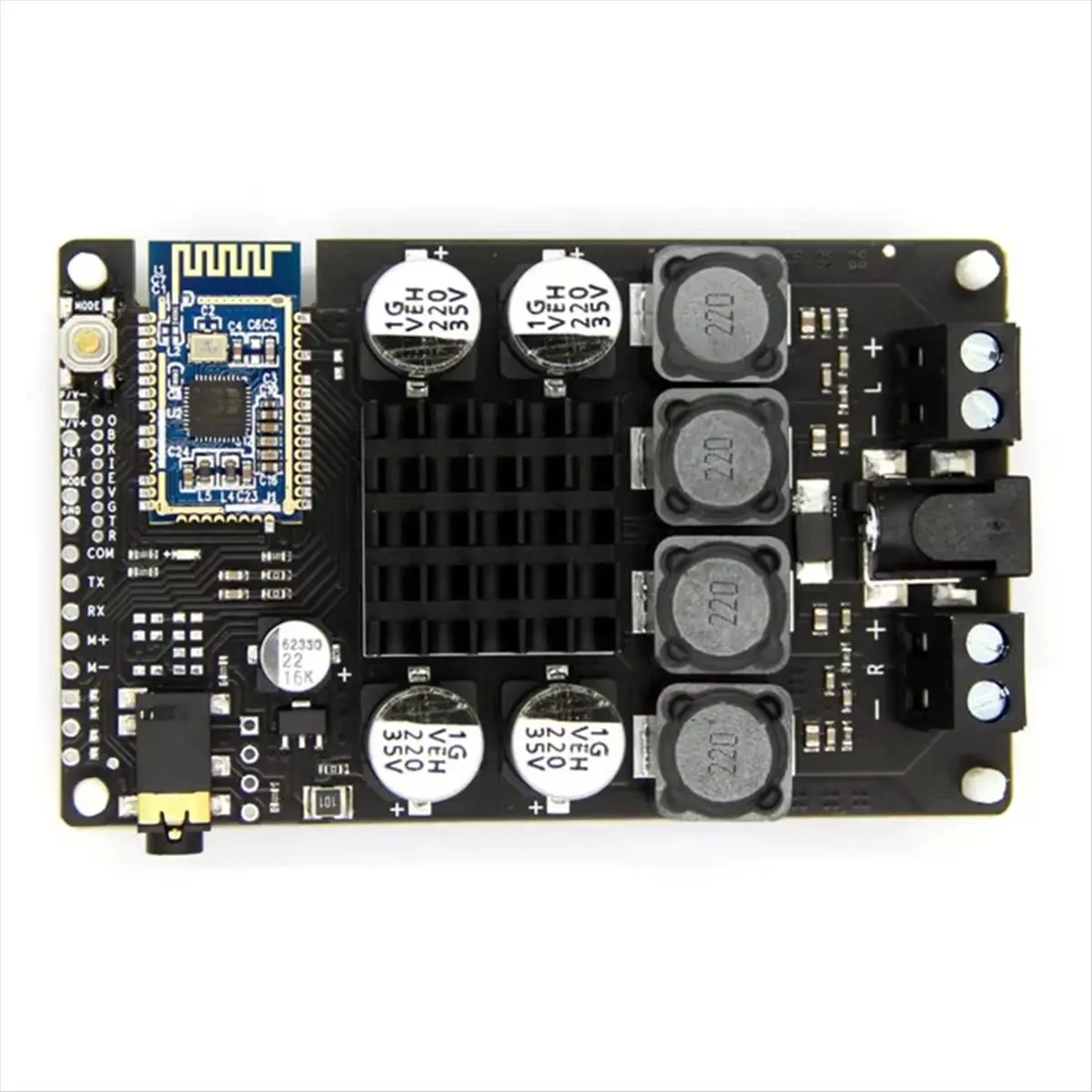 A10I Bluetooth 5.2 Pair of Box Power Amplifier Switching EQ Wireless Group Stereo 2x40W/50W Serial Port