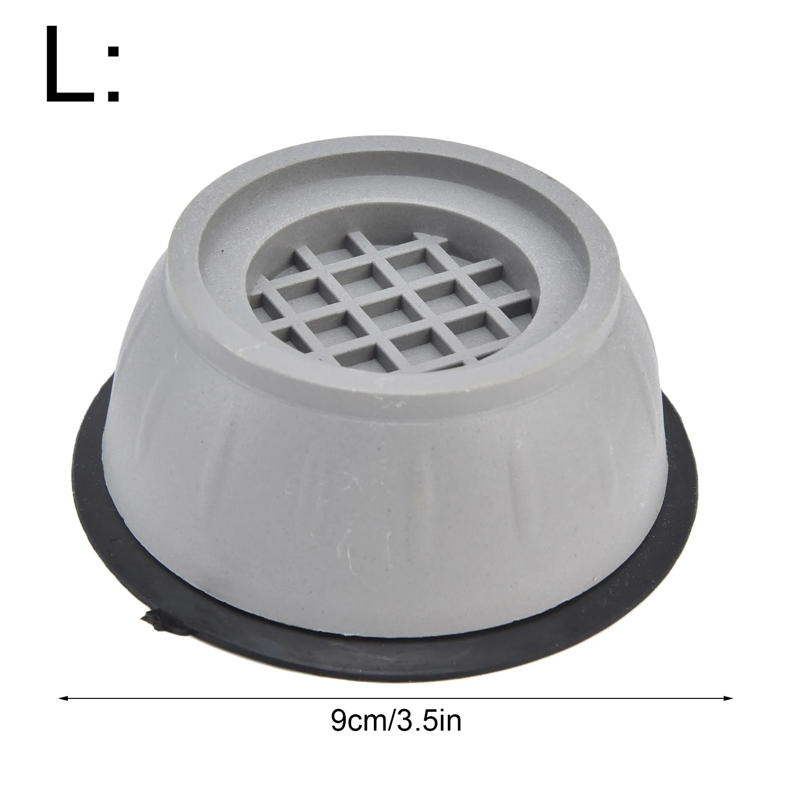 4pcs Washing Machine Pad Shockproof Noise Cancelling Prevent Slip Washer Foot Cushion For Refrigerator Dryer 9cm Diameter