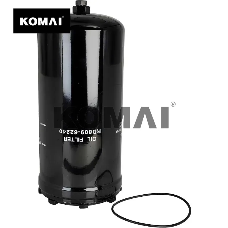KOMAI RD809-62240 For Kubota KX080-4 KX080-4S Oil Filter KX080-3 KX080-3T KX080-4S Oil Tank Filter Excavator