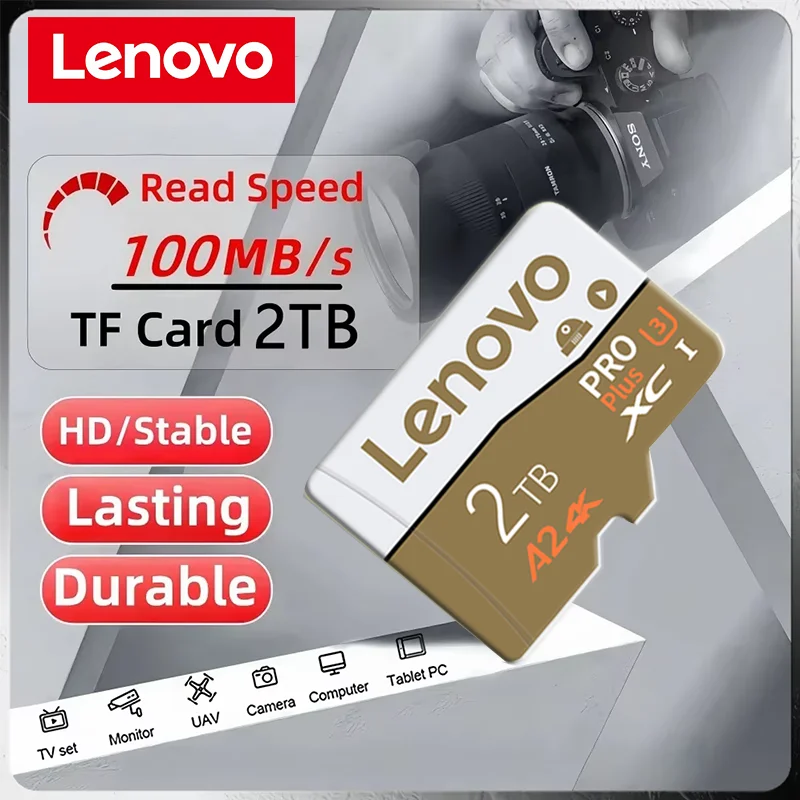 بطاقة ذاكرة لينوفو 2 تيرا بايت 1 تيرا بايت عالية السرعة بطاقة فيديو عالية الدقة 512 جيجا بايت بطاقة SD صغيرة 256 جيجا بايت 128 جيجا بايت 64 جيجا بايت بطاقة صغيرة للهاتف/الكمبيوتر اللوحي/الكمبيوتر #1