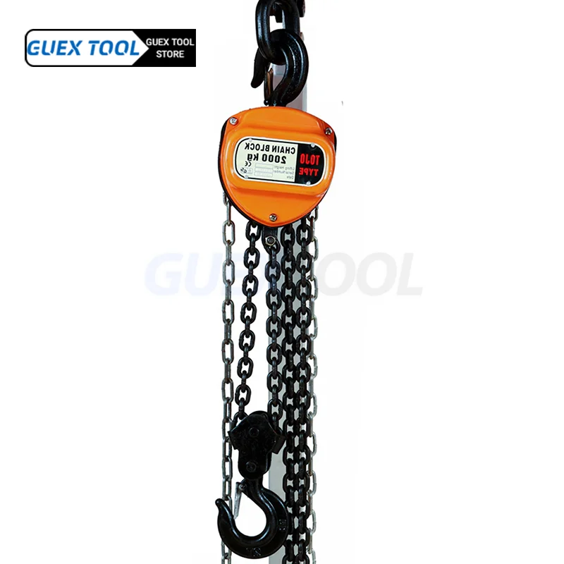 6ton Triangular Chain Hoist Manual Inverted Chain Small Crane Lifting 3/6Meter Lift Portable Manual Lever Block Lifting