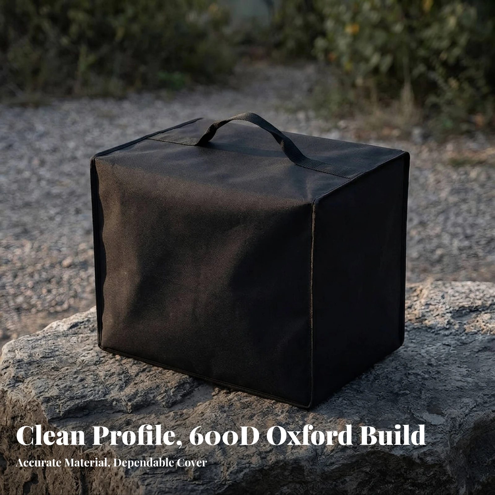Power Station Cover Water-Resistant Dust Cover with Handle Opening Dustproof Heavy-Duty for Campers, Outdoor Storage, Camping