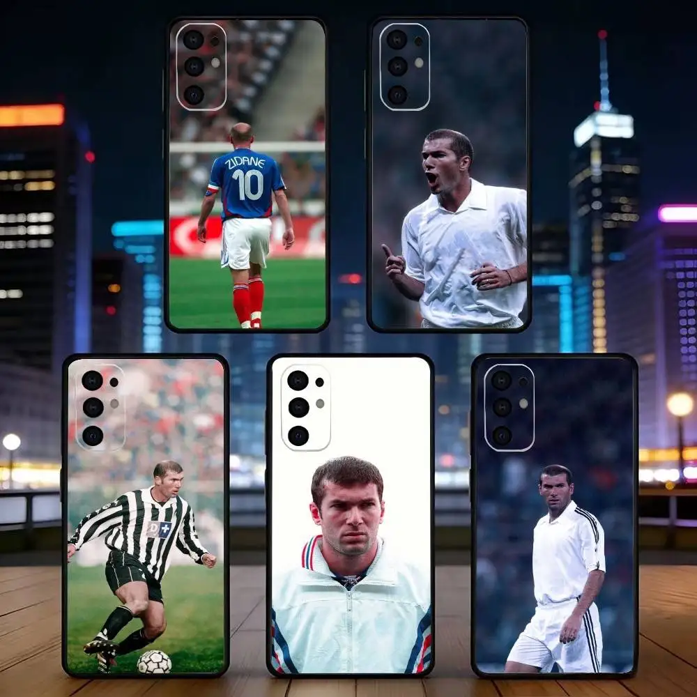 Football Star Z-Zinedines Z-Zidane Phone Case For Samsung S25,S24,S21,S22,S23,S30,Ultra,S20,Plus,Fe,Soft Silicone Black Cover