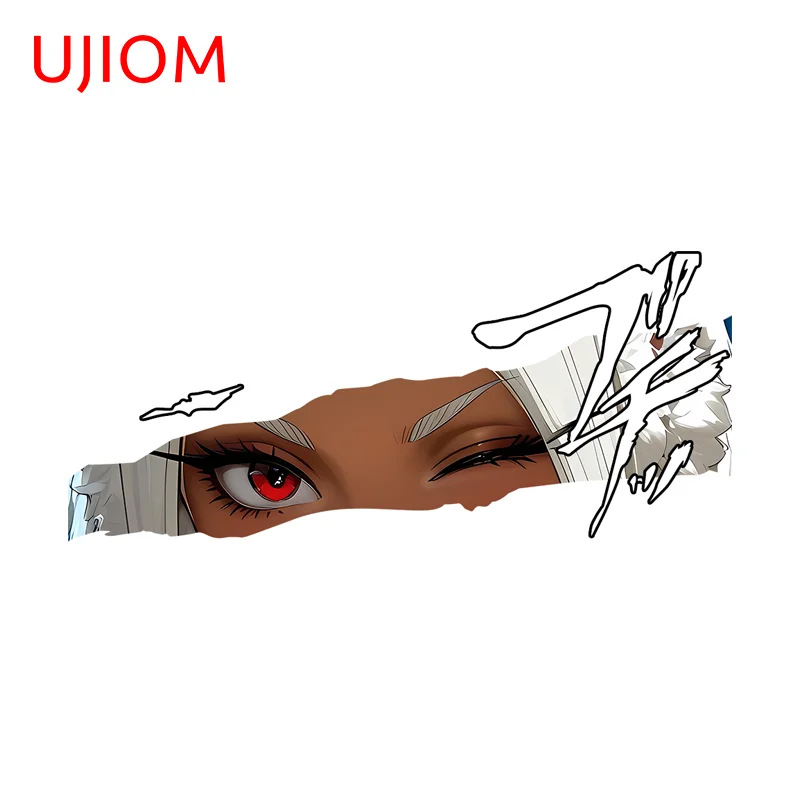 UJIOM Mirko Eye Slap Anime Character Wall Sticker Premium Amusing Design Unique Sunscreen Decal Wardrobe Vestibulec Decoration