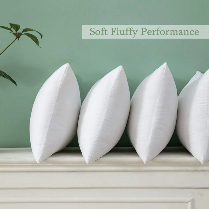 Throw Pillow Inserts 30x50cm 45x45cm 50x50cm Cushion Inner Soft Fluffy Plump Stuffer Cushion Pads White Decorative Pillow Insert