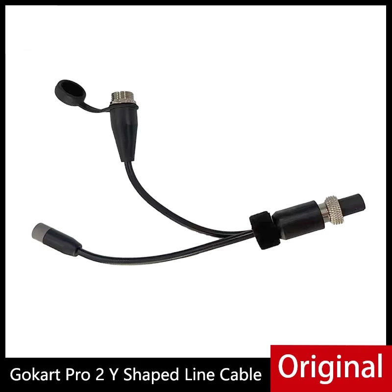 Original Rear Vehicle Frame Y-shaped Cable for Ninebot Gokart Pro 2 Smart Self Balance Electric Scooter Parts Kart Accessories