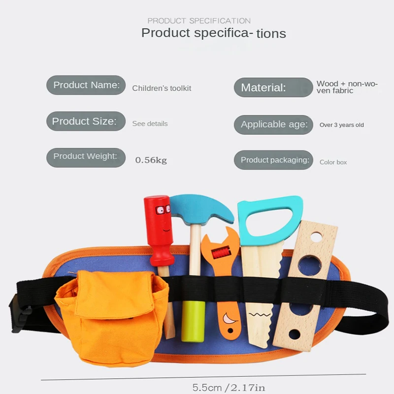 مجموعة أدوات محاكاة خشبية للأطفال ، أدوات تعليمية ، ألعاب التفكيك ، هدايا العيد ، المرح #6