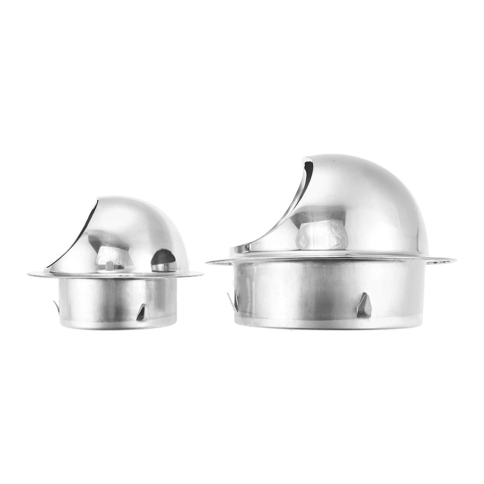2pcs 4/6inch Stainless Steel Air Vent Ducting Ventilation Exhaust Grille Cover Protective Mesh Outlet Heating Cooling Vents Cap
