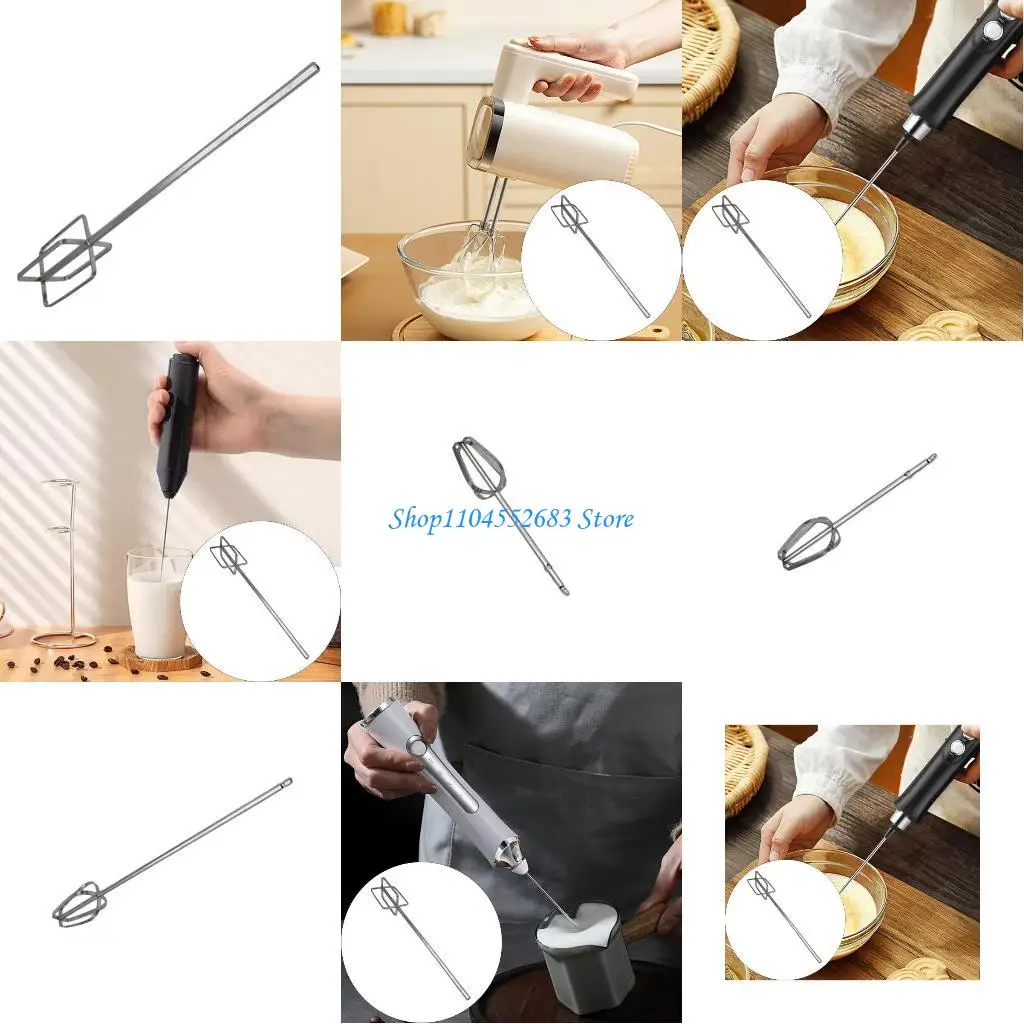 Y6GD واجبات ثقيلة من الفولاذ المقاوم للصدأ للمطبخ اثارة قضيب الخفق أداة خلاطات عزم دوران عالية لتحضير العجين والمعجنات والصلصات #1