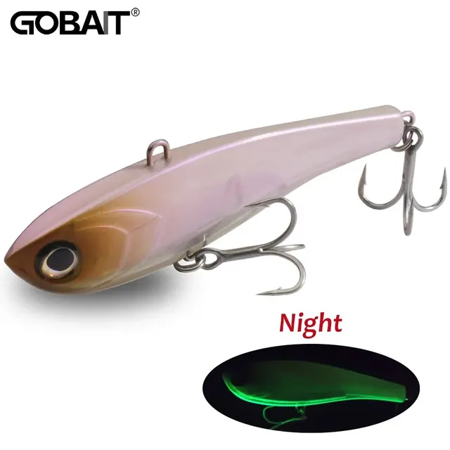 GOBAIT wibracja Pitch VIB 34.5g 9cm zatapiająca przynęta ołówkowa rzucająca przynęta na łowienie okonia Pesca przynęta silikonowa