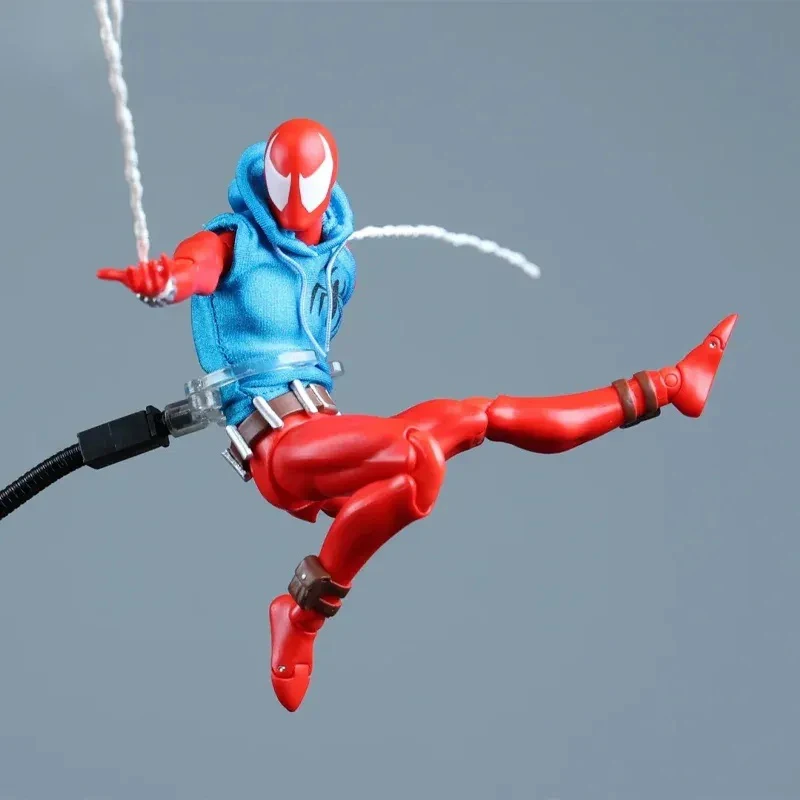 CT mafex186 Scarlet Spider-Man versión cómica Peter Parker personaje de anime figura posable modelo de juguete CT figura coleccionable