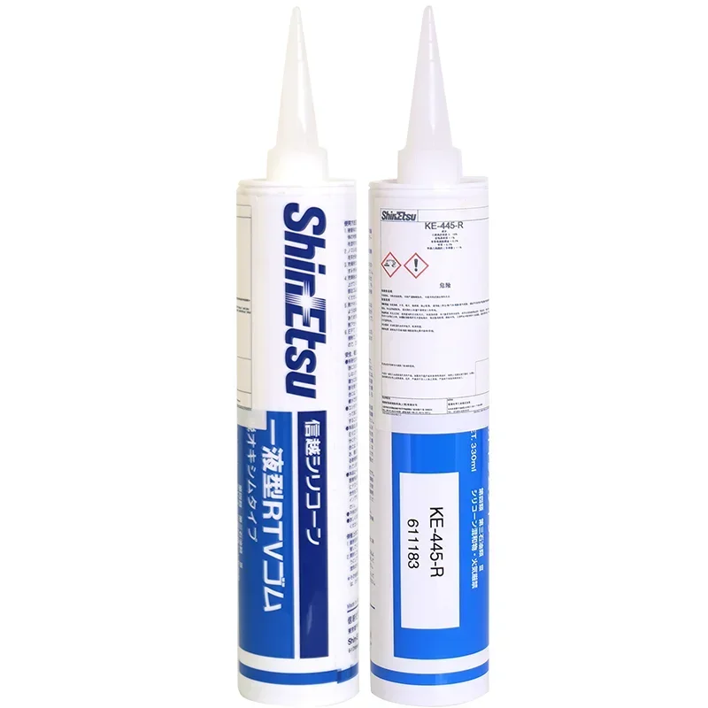 1PCS Japan Shin-Etsu KE-445-B T R W Sealant Electric Heating Tube Waterproof Coating Silicone Quick-drying Electronic Sealant