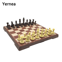New Chess Magnetic Folding Chessboard Plastic Chess Pieces Magnetic Chess Games Checkerboard 30*30*2cm Entertainment Game