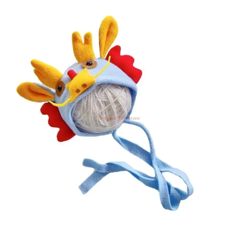 

96GC Lovely Zodiac Dragon Hat для новорожденного детского фото костюми