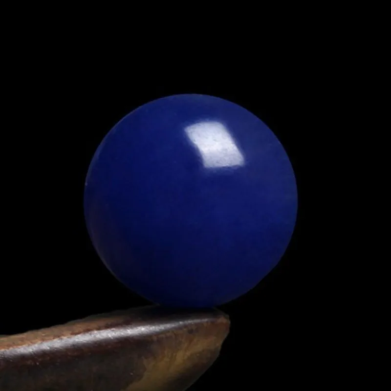 4A Natural Blue Chalcedony Single Bead DIY Beads Crystal Jewelry Making