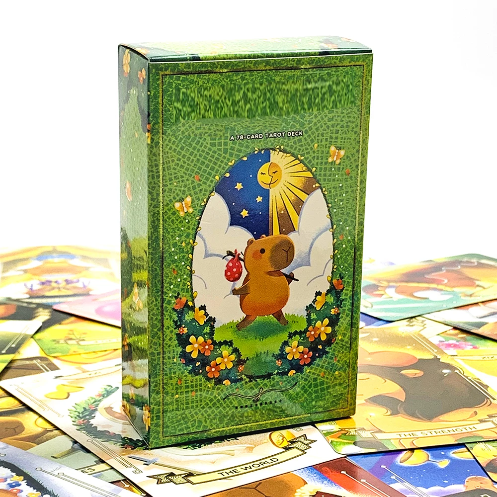 مجموعة بطاقات التارو الجديدة 78 قطعة من بطاقات التارو اللطيفة تجلب تلك المهدئة والطاقة إلى ألعاب العطلات على سطح التارو، وهدايا السنة الجديدة #1