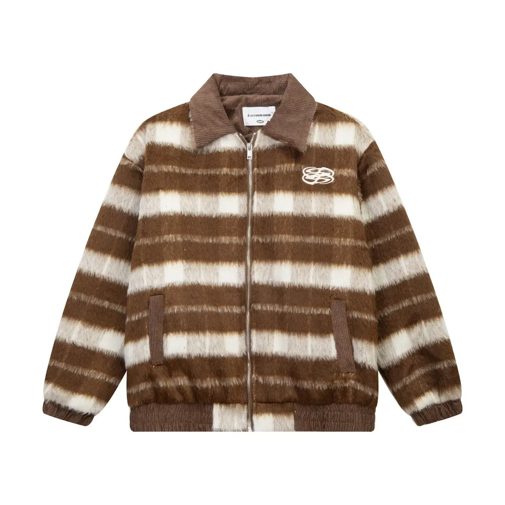 

Мешковатые Тренчи в клетку в стиле гранж с хлопковой подкладкой, ветровки, куртки, пальто для женщин и девочек, готическая академия, уличная одежда y2k, зимние пальто