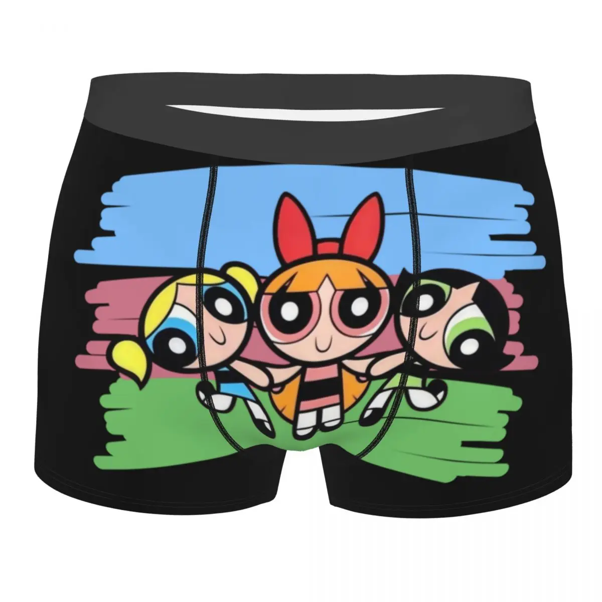 

Cool Powerpuff Girls Cartoon Animation Boxers Shorts Underpants Male Stretch Briefs Underwear
