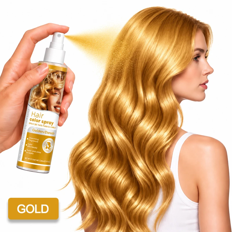 30ml Hair Color Spray Temporary Washable Hair Dye 8 Colors Quick Dry One-Time Coloring for Halloween Cosplay Festival Party DIY