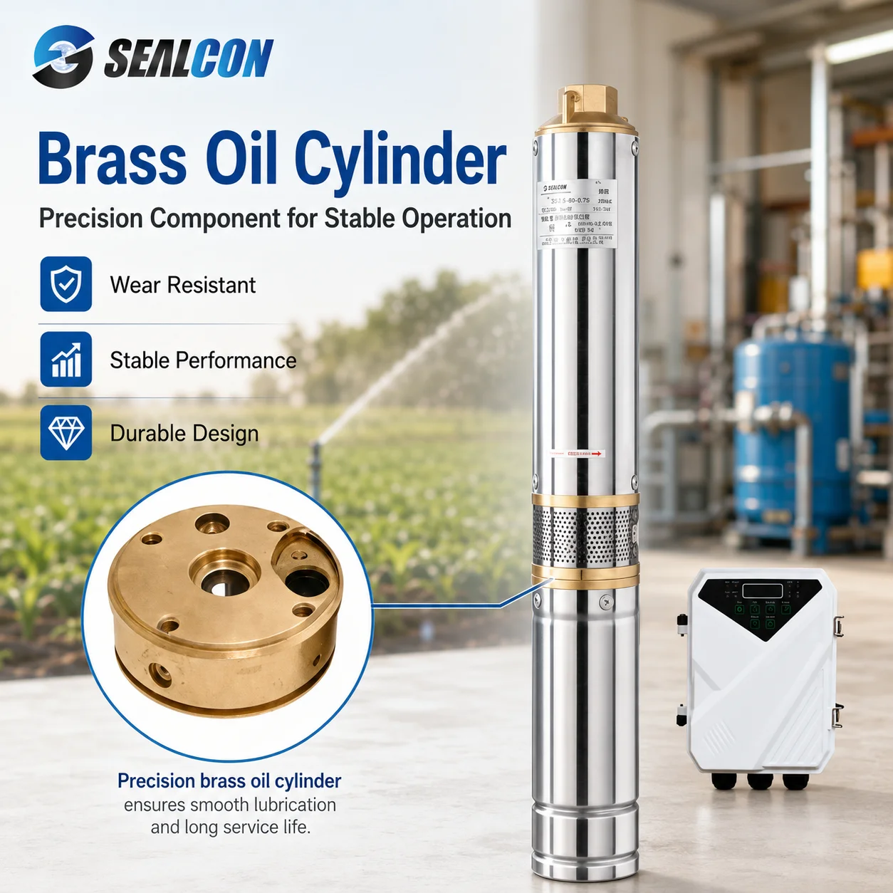 High Flow Solar Submersible Deep Well Water Pump Plastic Impeller Cost Effective Solar Pump System for Orchard Irrigation Use