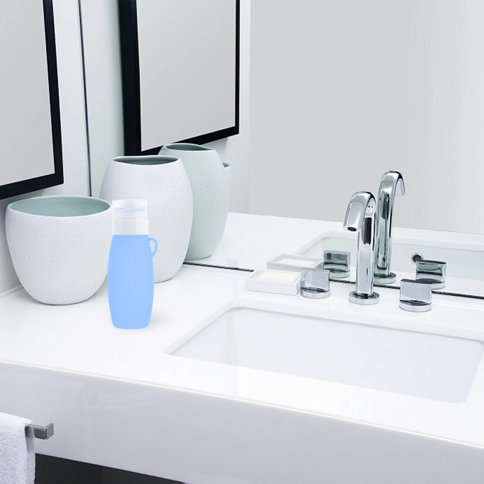 

90ml Silicone Lotion Dispenser Bottles Travel Empty Shampoo Containers Leakproof Holders For Women
