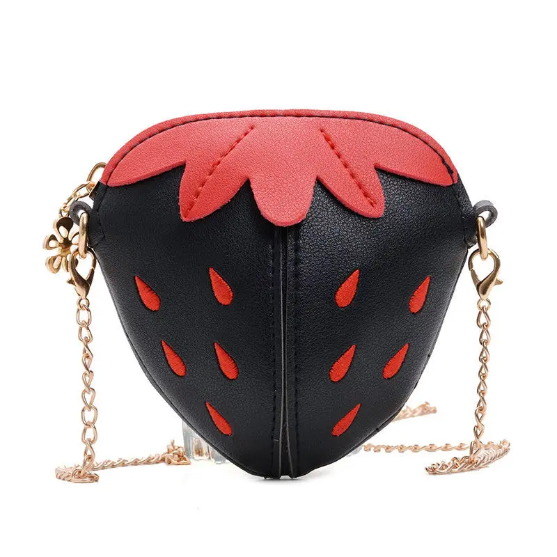 New Children's Bag, Princess Shoulder Crossbody Bag, Fruit Strawberry Coin Purse, Cute Accessories, The Best Birthday Gift view 5