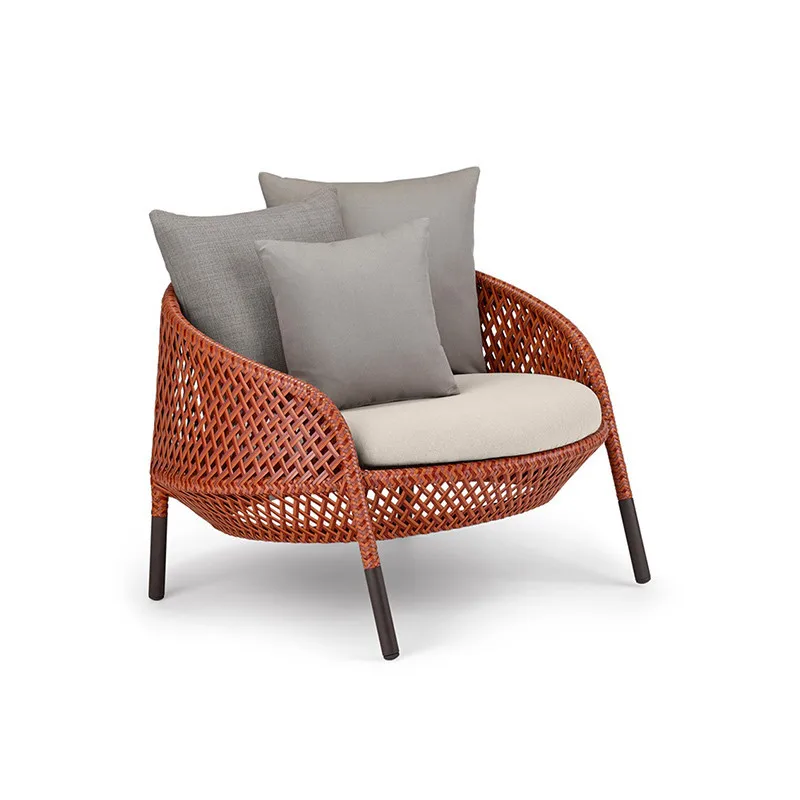 

Outdoor furniture casual rattan sofa balcony open-air designer rattan waterproof sunscreen courtyard sofa combination