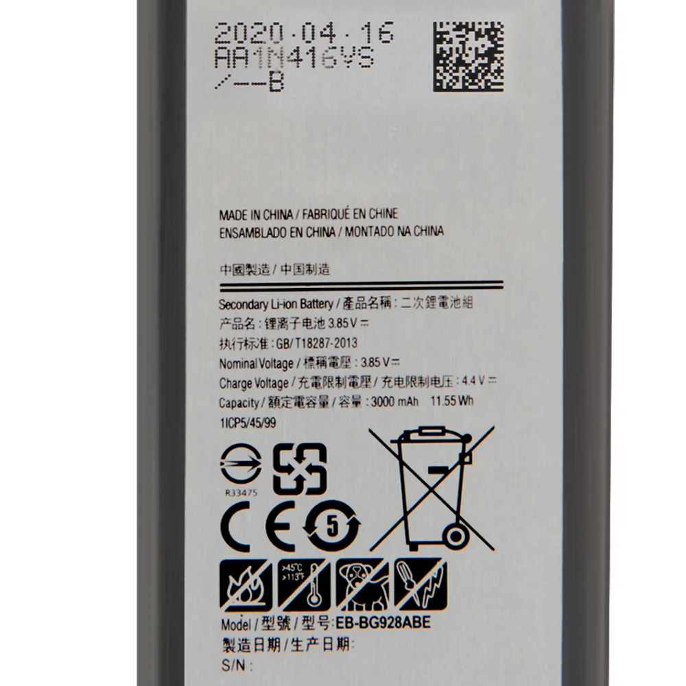 EB-BG928ABE de batería de repuesto para Samsung GALAXY S6 Edge Plus, SM-G9280, G928P, G928F, G928V, G9280, G9287, S6 edge +, 3000mAh