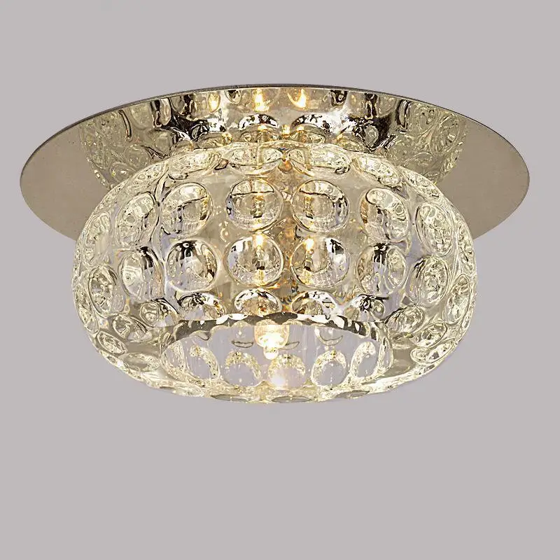 

Led 3w Ceiling Light Corridor Mirror Crystal Surface Mounted Led Ceiling Lamp For Living Room Light Fixtures Home Lighting