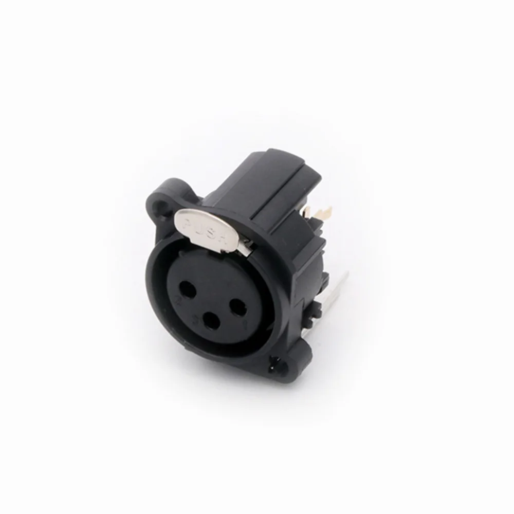 10pcs XLR Plug&Socket  3Pins XLR Male Plug&Female Socket Panel Mount Chassis 3Pins Square Shape XLR Connector Adapter