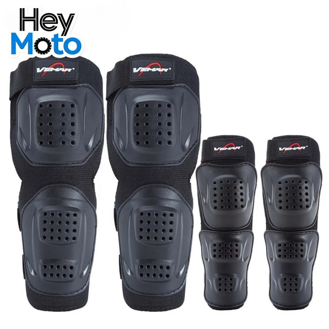 

Riding Protective Gear Knee Pads Elbow Pads Summer Breathable Motocross Elbow Protective Equipment Moto Rider Kneepads Anti-drop