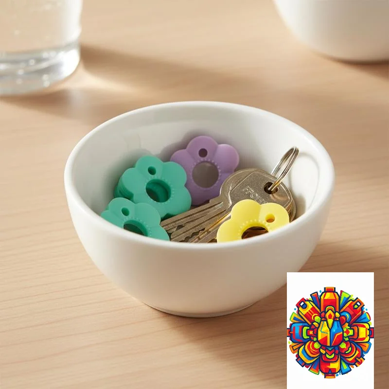 10Pcs Soft Flower Shaped Silicone Keycap Covers Dustproof Key Protection Sleeves Ideal for Birthday Gift Keyboard Decor