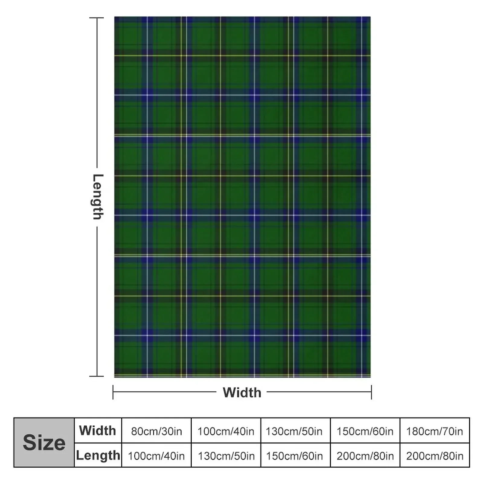 Clan Henderson Tartan Throw Blanket Sofas Moving for babies Polar Blankets