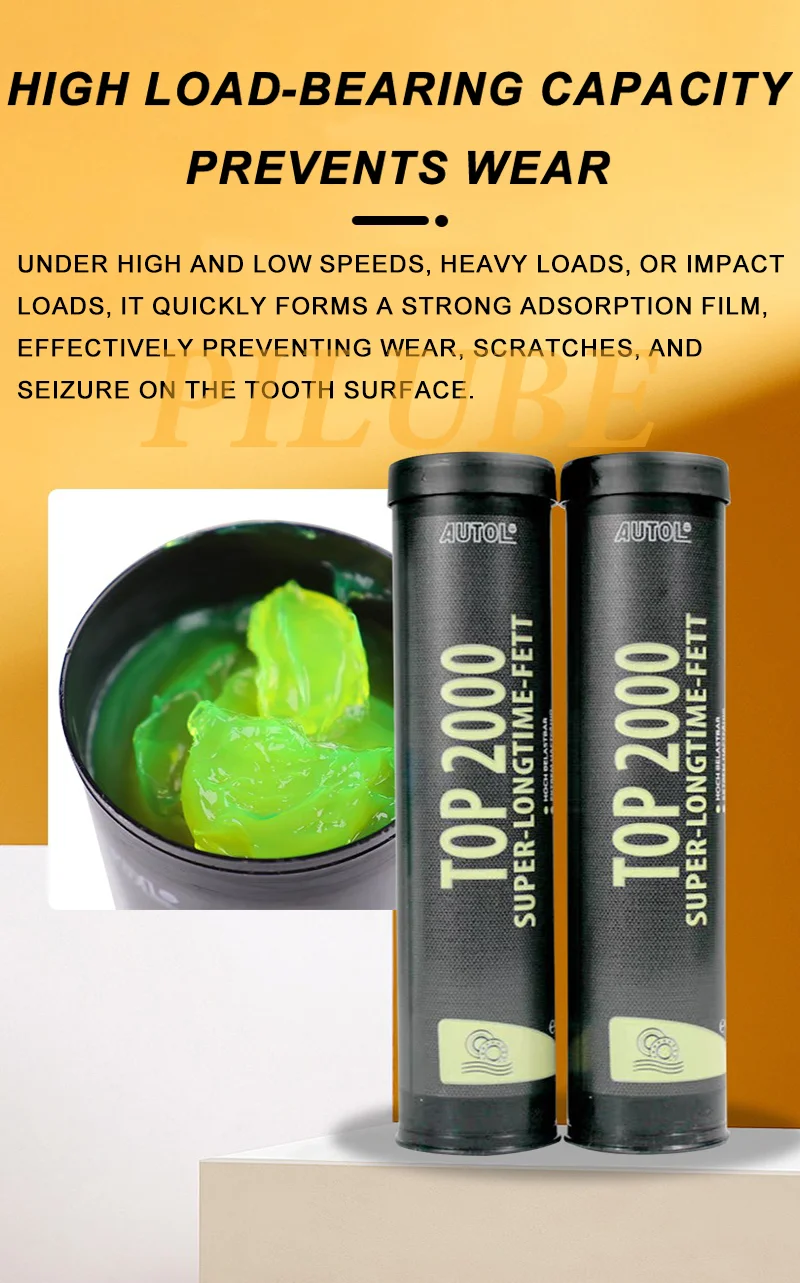 AUTOL TOP 2000 50g 100g 400g High Performance Grease Heavy Duty EP Lubricant for Bearings Joints and Industrial Equipment Plus
