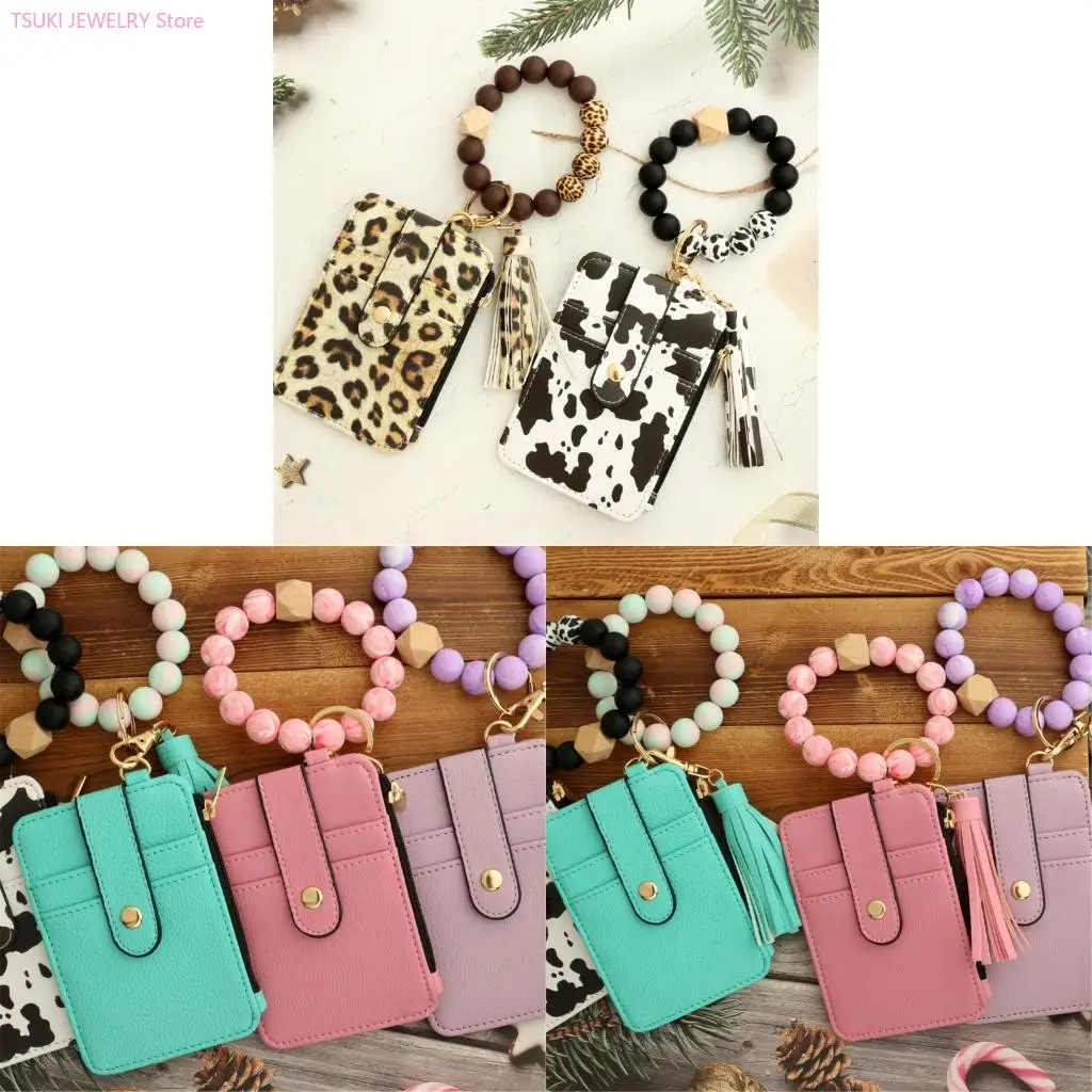 

Мягкий силиконовый ремешок для ключей 62KE включает в себя брелок-кошелек из искусственной кожи